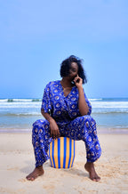 INDIGO - Ensemble chemise pantalon