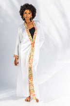 Kimono long Satin
