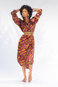 Robe chemise longue