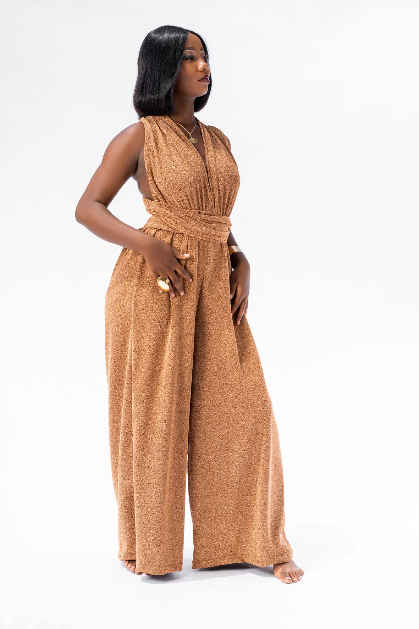 Combinaison pantalon dos croisé Jaja