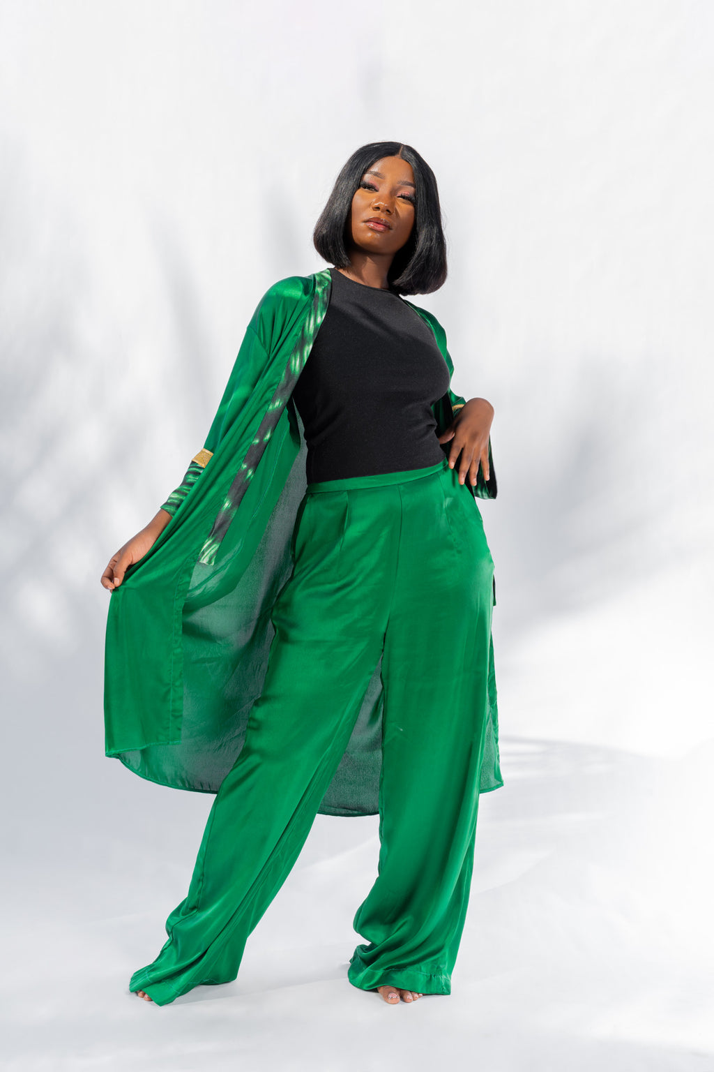 Ensemble pantalon kimono