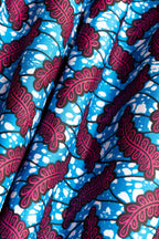 Ensemble jupe satin portefeuille & haut à nouer mousseline