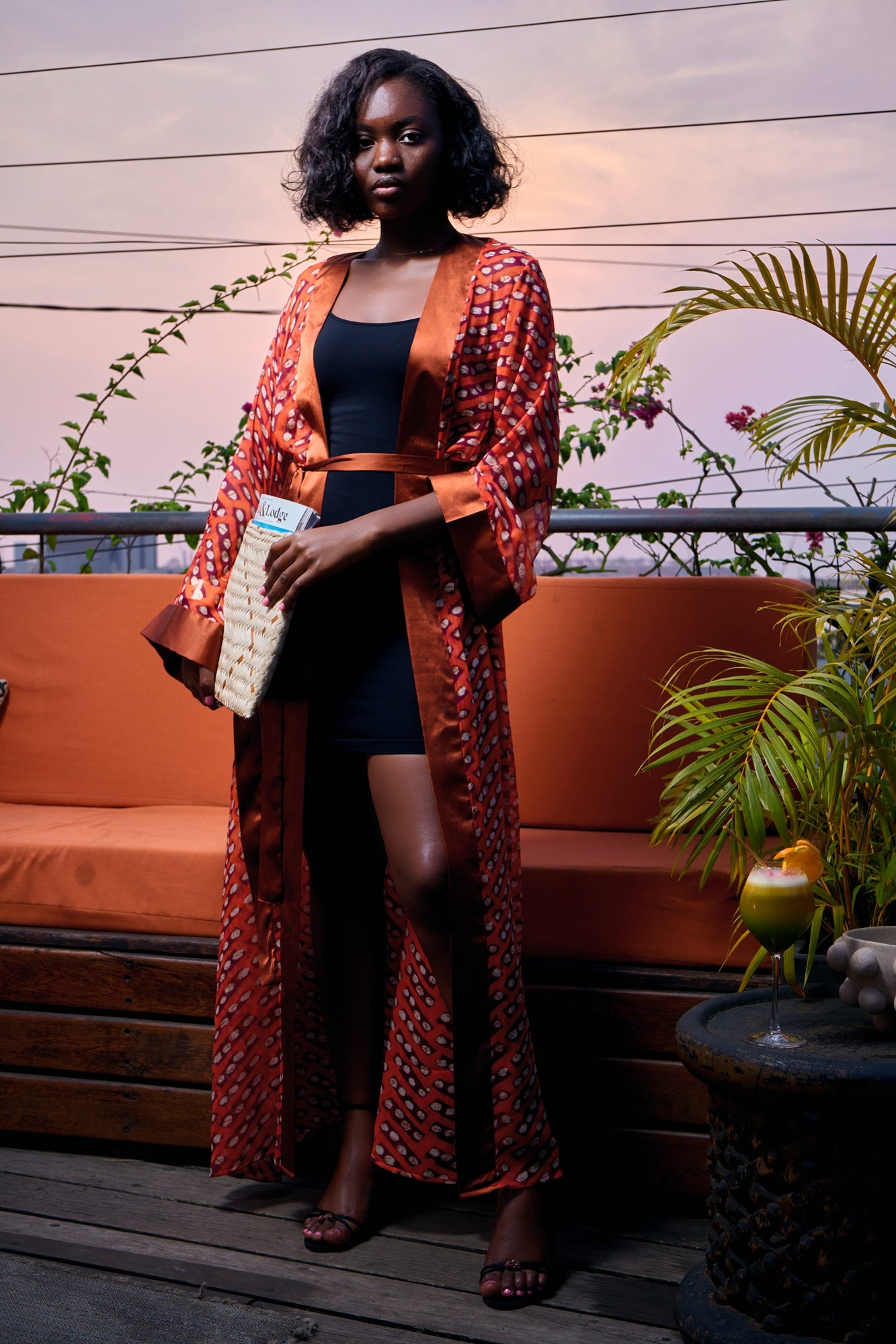 HIBISCUS - Kimono long